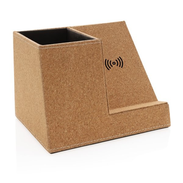 XD Collection P308.19 - Cork pen holder and 5W wireless charger