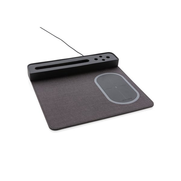 XD Xclusive P308.25 - Air podložka pod myš s bezdrátovým nabíjením a USB