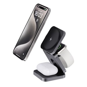 XD Xclusive P308.64 - Skládací nabíječka 3v1 15W Terra z RCS recykl. hliníku