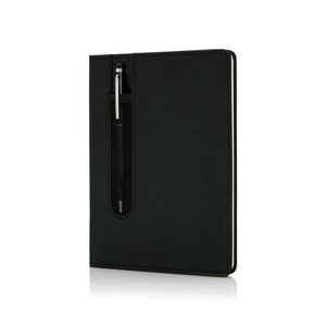 XD Collection P773.31 - Standard hardcover PU A5 notebook with stylus pen