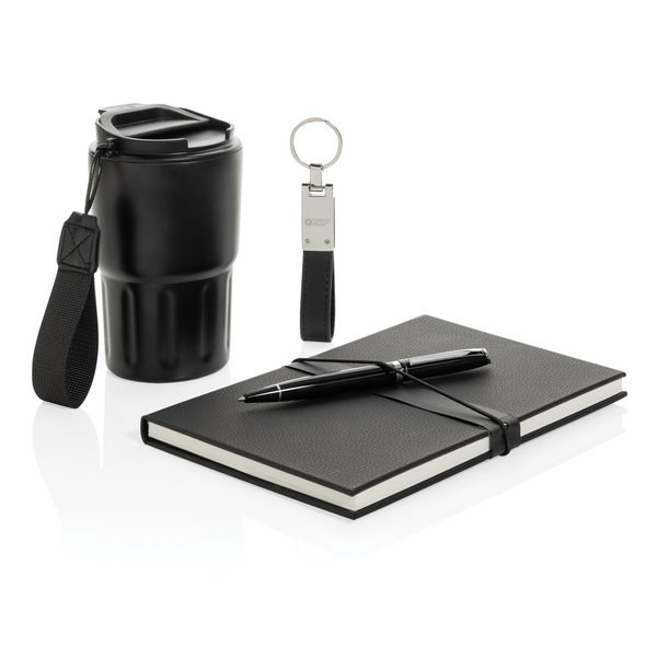 Swiss Peak P774.67 - Swiss Peak RCS certified deluxe business gift set w/ tumbler